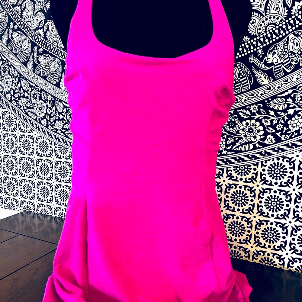Victoria’s Secret magenta pink stretchy romper dress size L